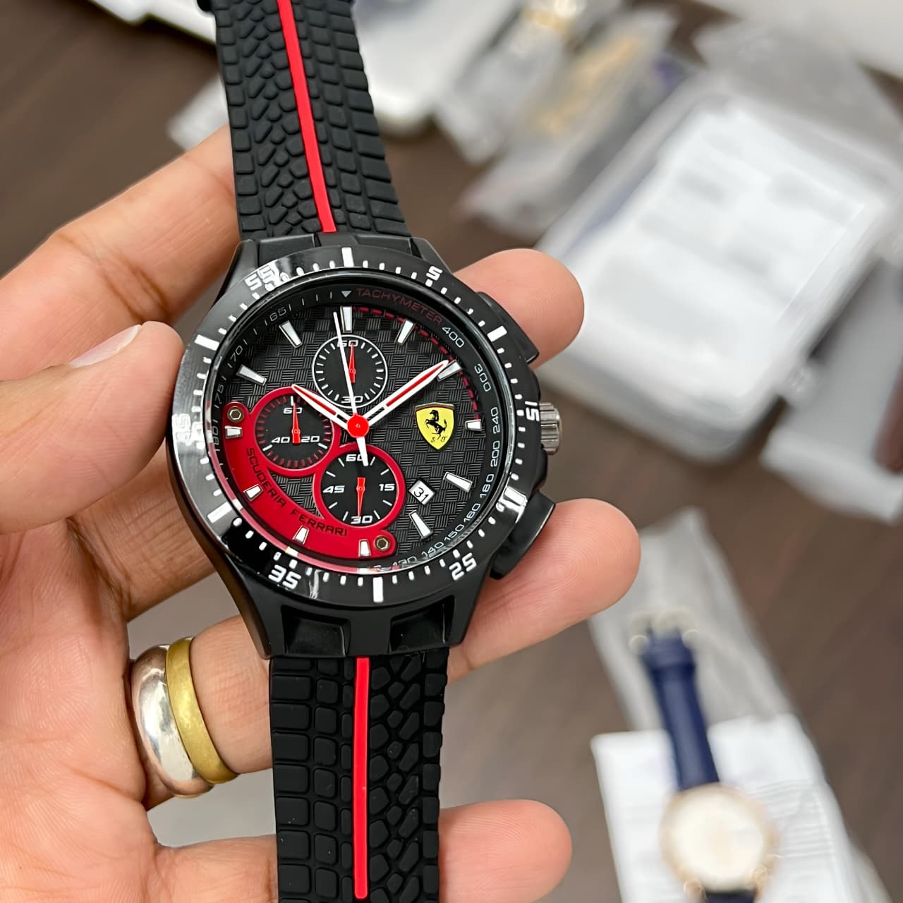 Scuderia Ferrari Race Chronograph Sport Watch for Men