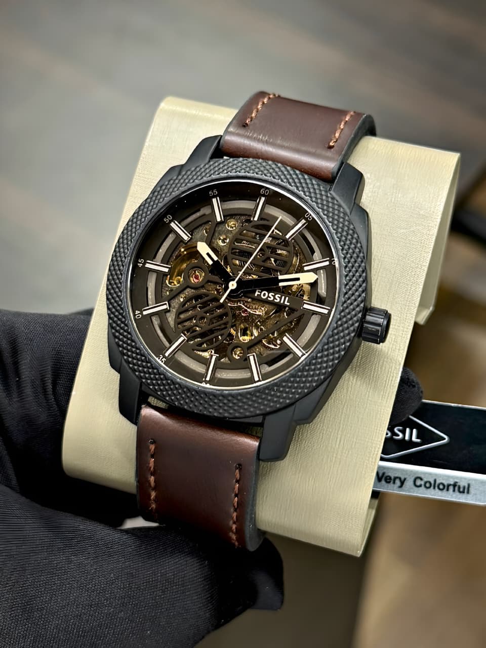 Fossil Modern Machine Automatic Open Heart Watch