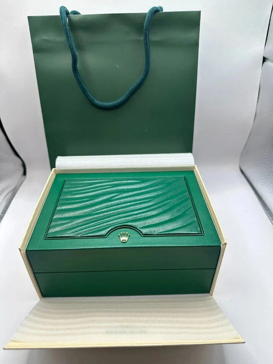 Rolex Luxury Green Watch Box – Full Set