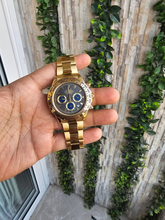 Rolex Daytona Golden Engraved  Watch