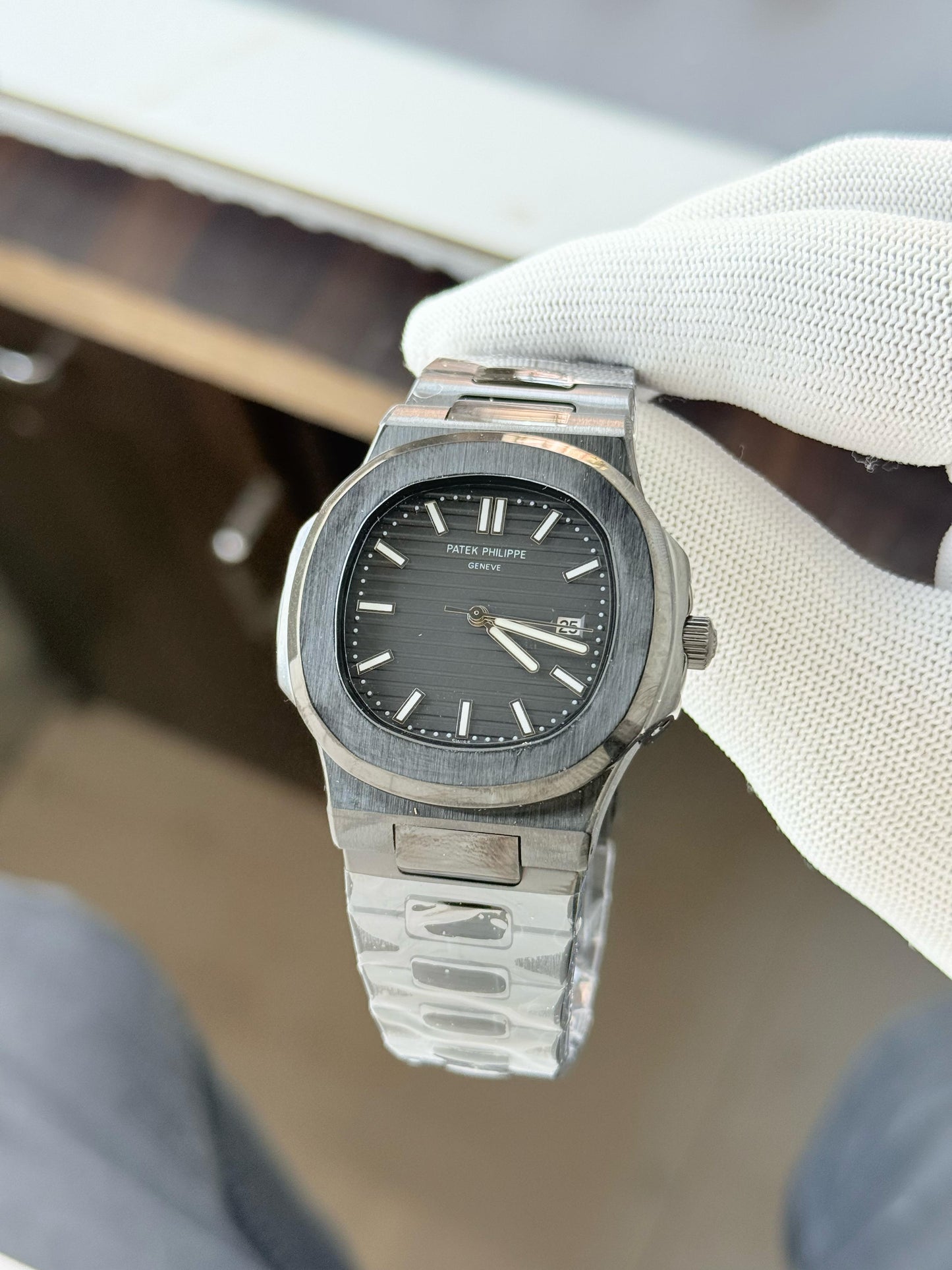 Patek Philippe Nautilus – Rose Gold with Blue Dial