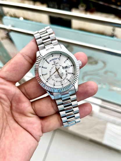 Rolex Sky-Dweller – Blue Dial Stainless Steel Edition