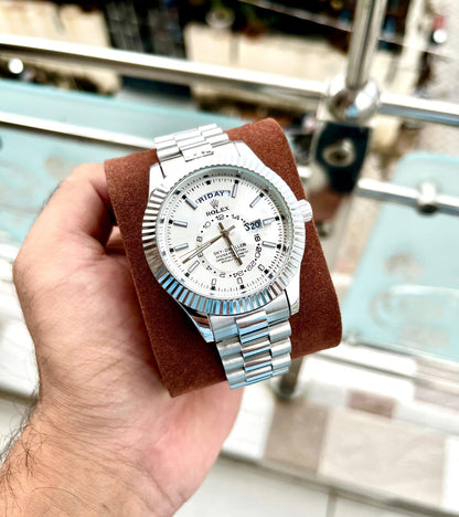 Rolex Sky-Dweller – Blue Dial Stainless Steel Edition
