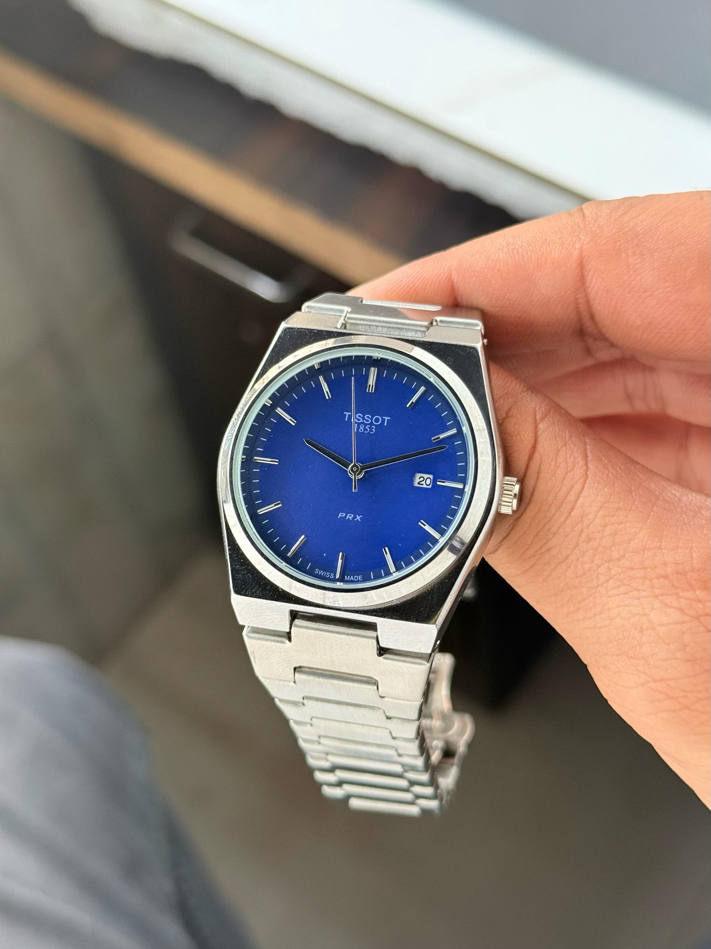 Tissot PRX Stainless Steel Tiffany Blue Dial