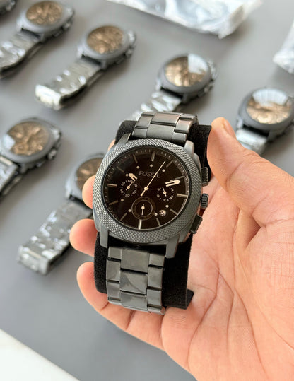 Fossil All-Black Chronograph – The Timepiece That Defines You