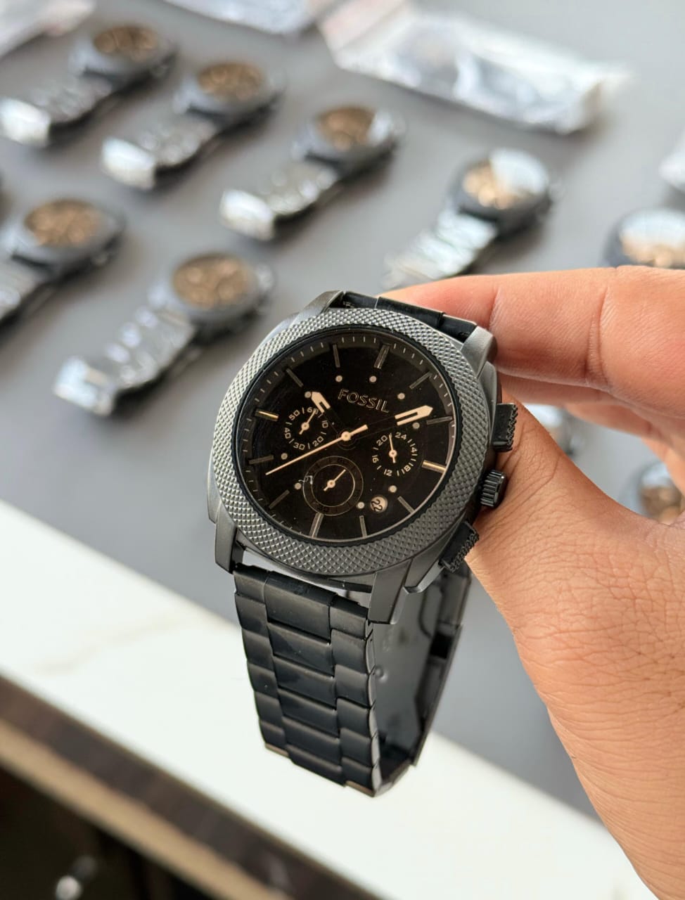Fossil All-Black Chronograph – The Timepiece That Defines You