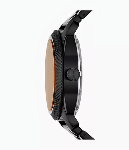 Fossil Machine Automatic Black Stainless Steel Watch