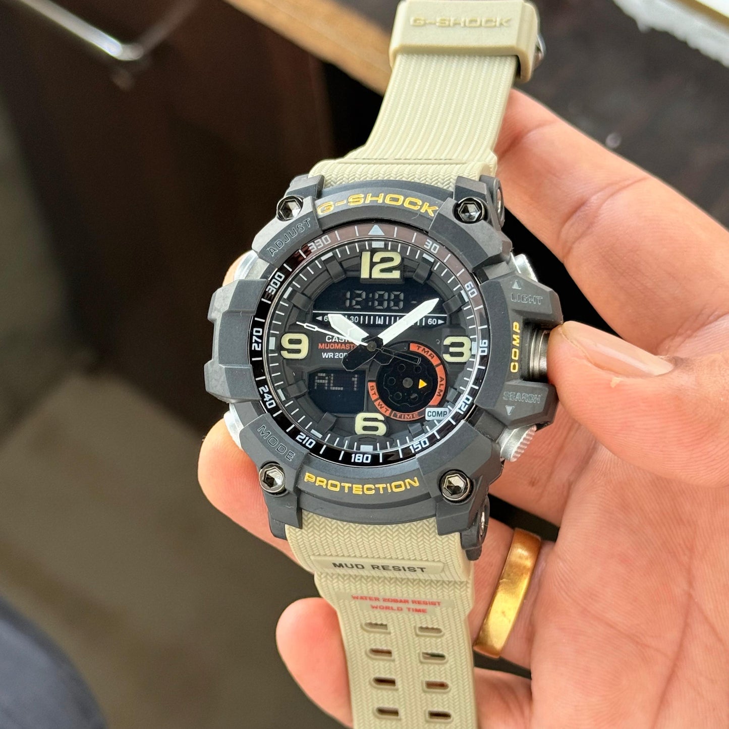 G-SHOCK Mudmaster Twin Sensor Analog-Digital Watch