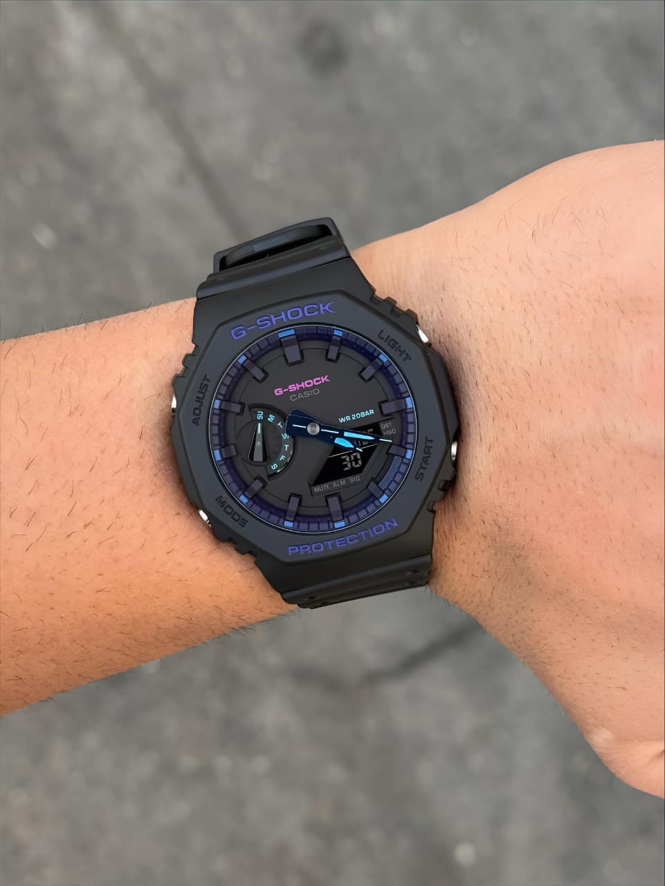 G-SHOCK Casio Oak GA-2100VB-1A Analog-Digital Watch