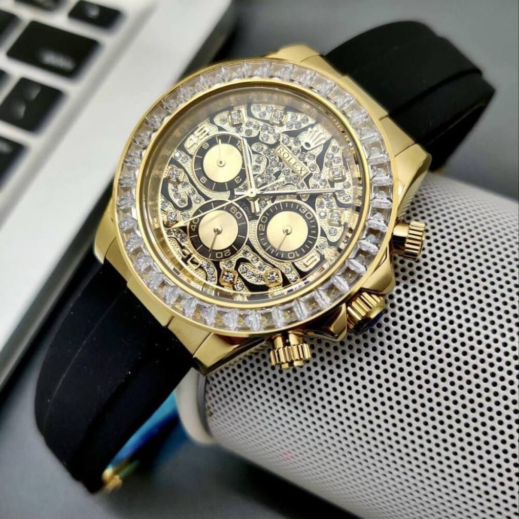 Rolex Daytona Tiger Eye Chronograph Watch