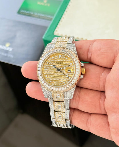 Rolex Super Submariner Date Diamond Watch for Men