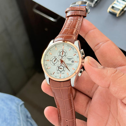 Tissot Couturier Date Chronograph Watch for Men