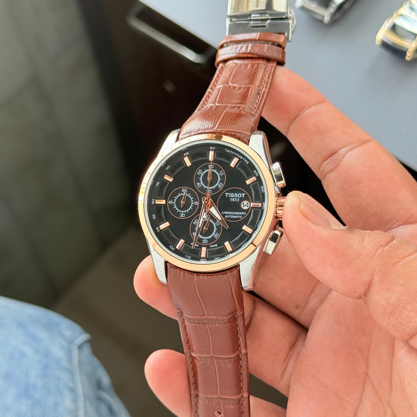 Tissot Couturier Date Chronograph Watch for Men