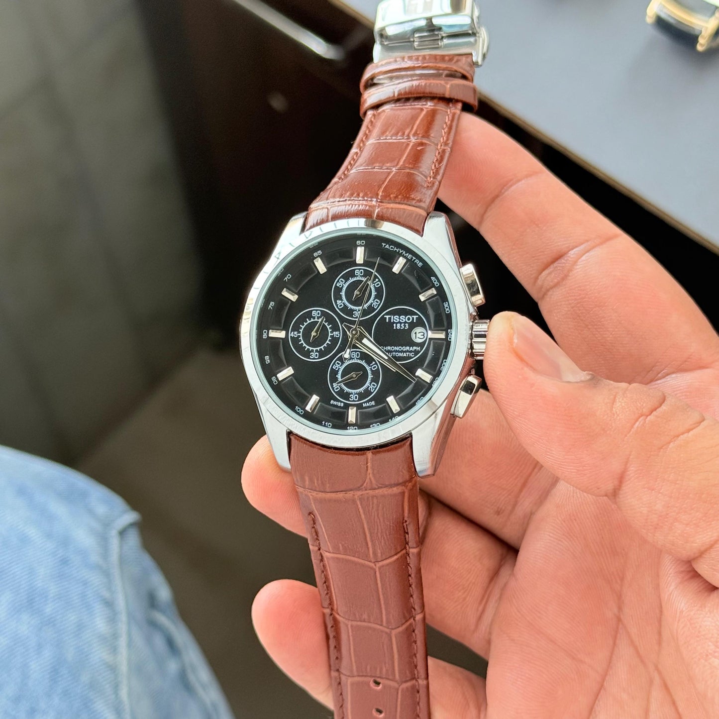 Tissot Couturier Date Chronograph Watch for Men