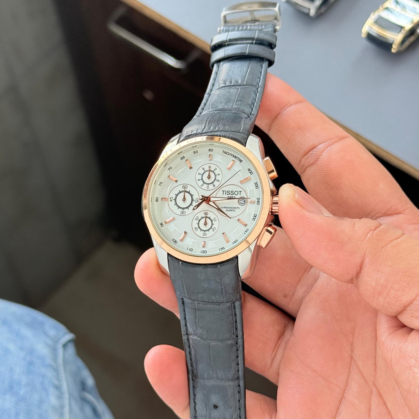 Tissot Couturier Date Chronograph Watch for Men