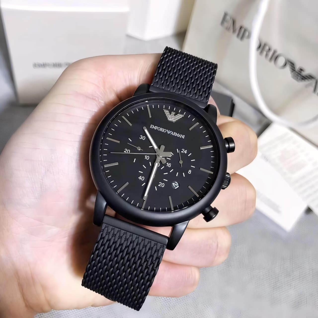 Emporio Armani Luigi AR1968 Chronograph Watch