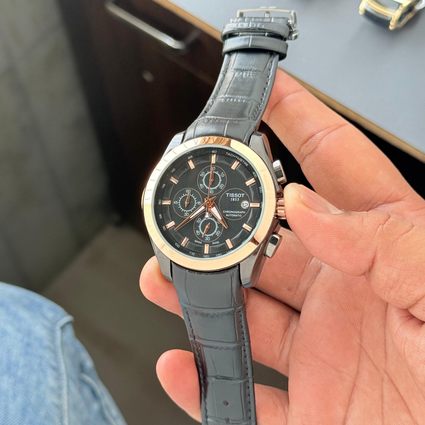Tissot Couturier Date Chronograph Watch for Men