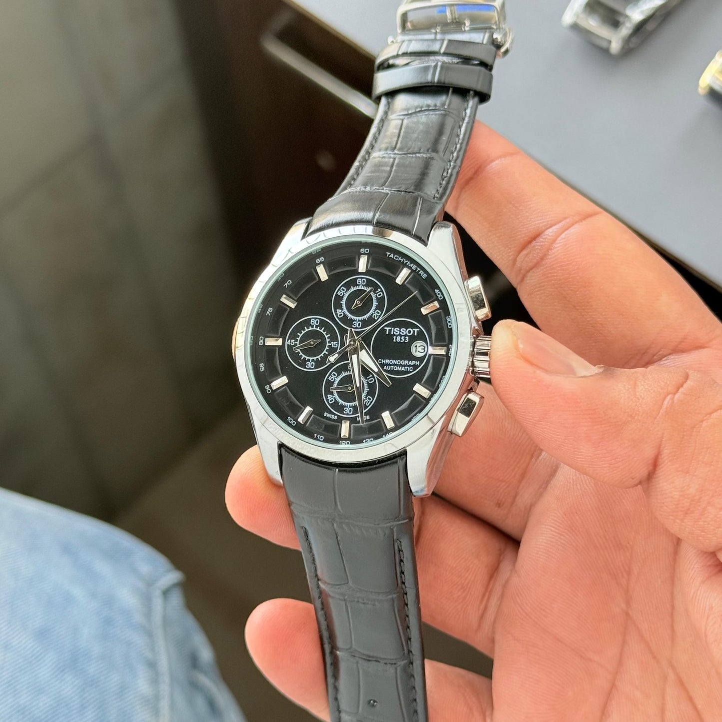 Tissot Couturier Date Chronograph Watch for Men