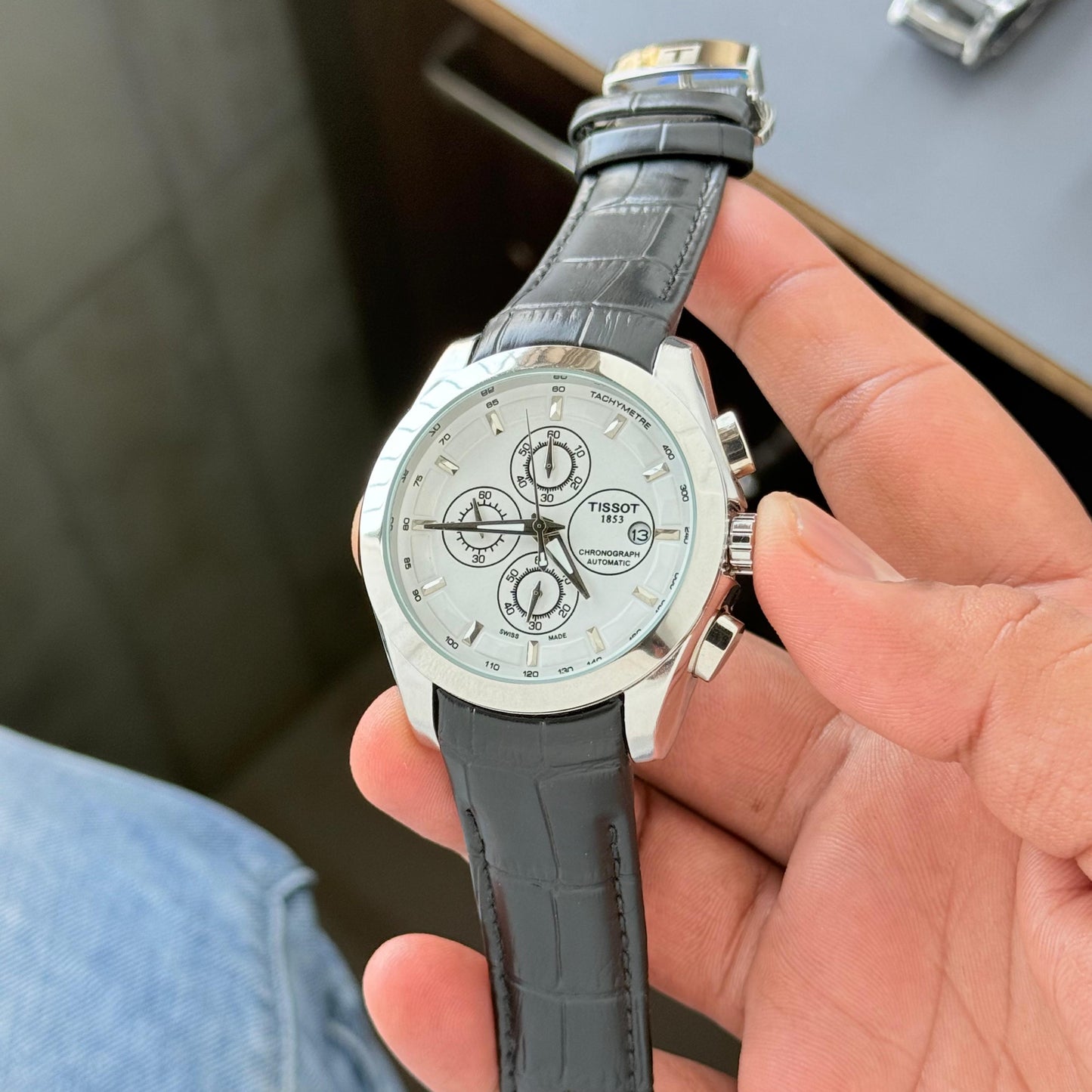 Tissot Couturier Date Chronograph Watch for Men