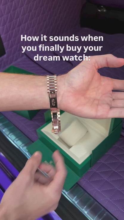 Rolex Day-Date Arabic Chocolate Dial Watch for Men