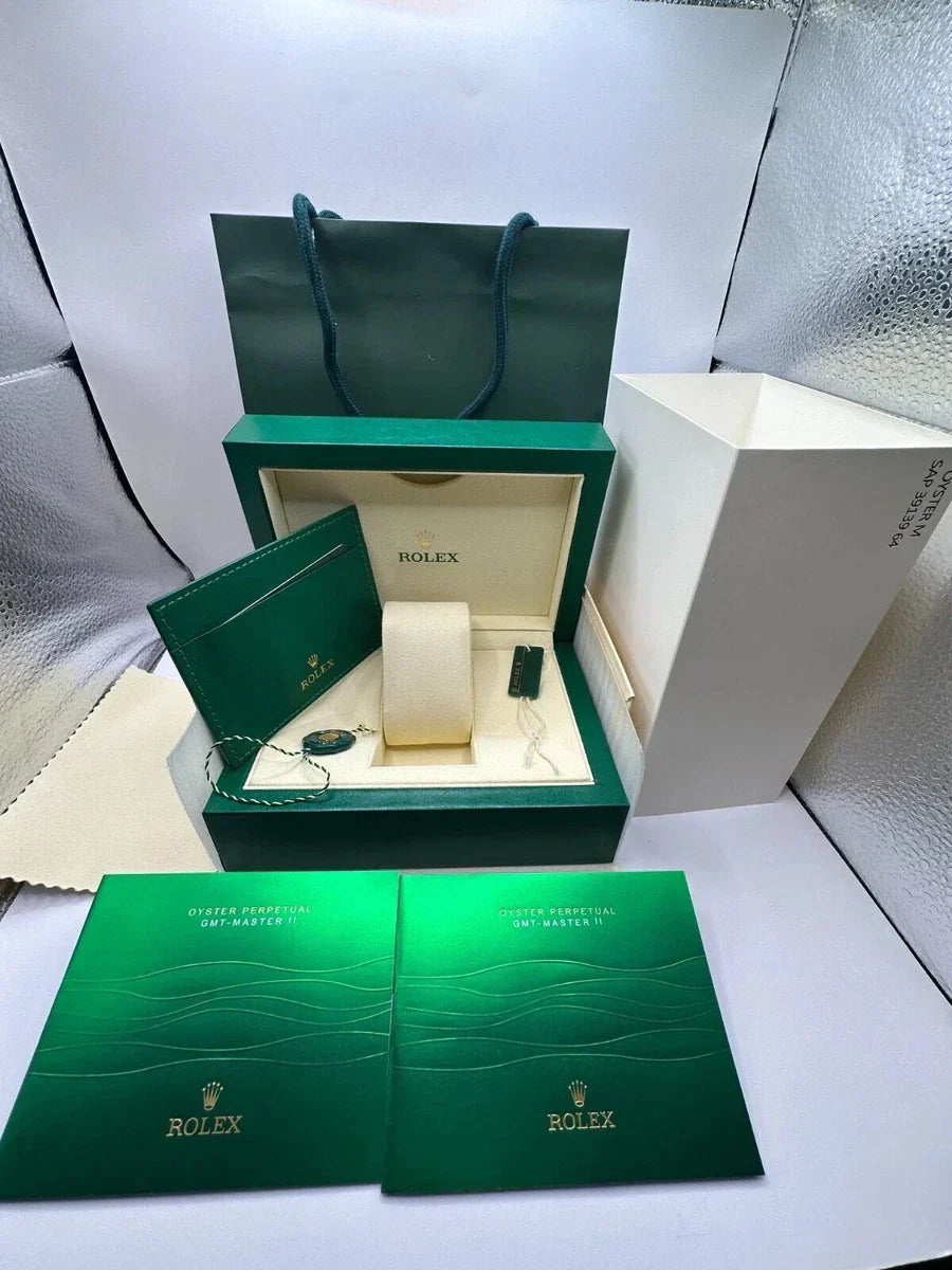 Rolex Luxury Green Watch Box – Full Set